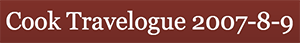 Cook Travelogue